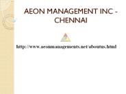 (((Aeon))) Management Inc Chennai Velachery Reviews ((( **&*&*&*))))