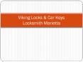 Locksmith Marietta - Viking Locks & Car Keys PowerPoint PPT Presentation