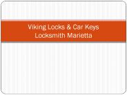 Locksmith Marietta - Viking Locks & Car Keys