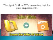 OLM to PST converter software