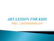Art Lesson for kids