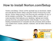 How to install Norton Setup Antivirus