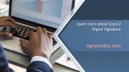 Get Your Digital Signature Today