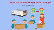 On Demand Delivery services with postmate clone app