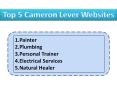 Cameron Lever: Top 5 Cameron Lever Websites PowerPoint PPT Presentation