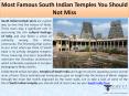 Most Famous South Indian Temples You Should Not Miss PowerPoint PPT Presentation