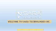 Sara Technologies - Software, Web and Application Development Company