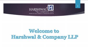 Blockchain Accounting Services - Harshwal & Company LLP
