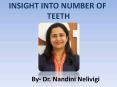 INSIGHT INTO NUMBER OF TEETH (1) PowerPoint PPT Presentation