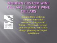Summit Wine Cellars - Modern Wine Cellars