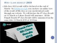 8th class result 2019 (1)