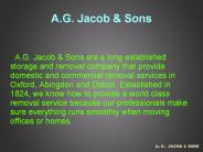 A.G. Jacob & Sons