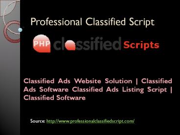 Classified Ads Website Solution | Classified Ads Software