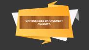 GRV Business Management Academy