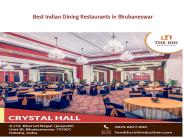 Best Indian Dining Restaurants in Bhubaneswar