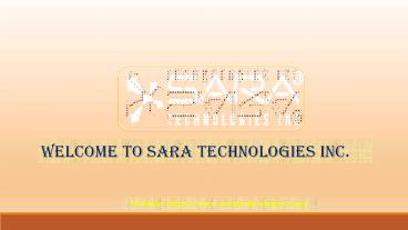 Blockchain Software Development | Mobile & Web Application | Hire E-Commerce Developer - Sara Technologies