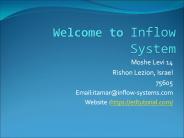 Inflow System - Pentaho Kettle Tutorial