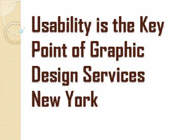 Two Main Factors For Graphic Design Services New York