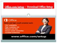 office setup install