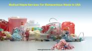 Medical waste services for Biohazardous waste in USA