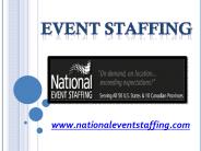 Event Staffing -  nationaleventstaffing.com