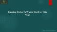 Earring Styles To Watch Out For This Year PowerPoint PPT Presentation