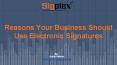 Use Electronic Signature In Business (1) PowerPoint PPT Presentation