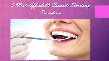 Los Angeles cosmetic dentistry