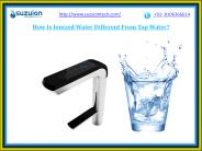 How Is Ionized Water Different From Tap Water?