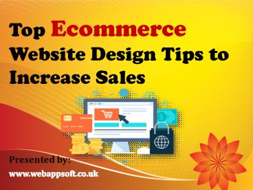 Top Ecommerce Website Design Tips to Increase Sales