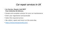 car repair services in UK