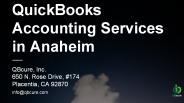 Quickbooks Accounting Services in Anaheim - qbcure.com