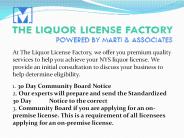Nys liquor license application instructions