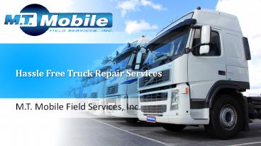 Hassle Free Truck Repair Services