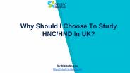 study HNC in London