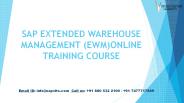 SAP EWM Ppt | Warehouse Management Ppt