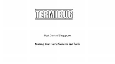 Pest Control Singapore