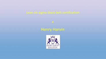 Learn lean six sigma green belt certification from professionals