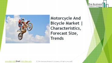Motorcycle And Bicycle Global Market Report 2019 (1)