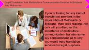The Importance Of Multicultural Communication Services