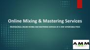 Online Mixing and Mаѕtеrіng