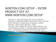NORTON.COM/SETUP- NORTON ACTIVATION OF ANTIVIRUS