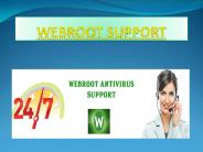 Webroot support