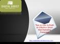 Tips on How to Build an Effective Direct Mail Marketing Campaign PowerPoint PPT Presentation