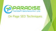 On Page SEO Factors | Paradise Techsoft Solutions