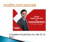 Mcafee Antivirus for PC/MAC PowerPoint PPT Presentation