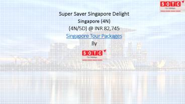 Super Saver Singapore Delight