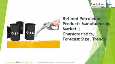 Refined Petroleum Products Manufacturing GMR 2019