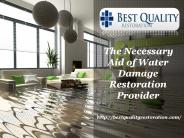 The Necessary Aid of Water Damage Restoration Provider