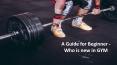 A Guide for Beginner - Who is new in GYM PowerPoint PPT Presentation